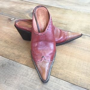 Donald Pliner cowboy mules size 10